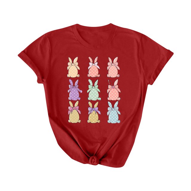 Mujeres Pantalones Cortos de Manga Corta Impresa Floral Cuello Redondo Superior / Camisa Poliéster, Blusa Casual de Moda para el Uso Diario Del Hogar