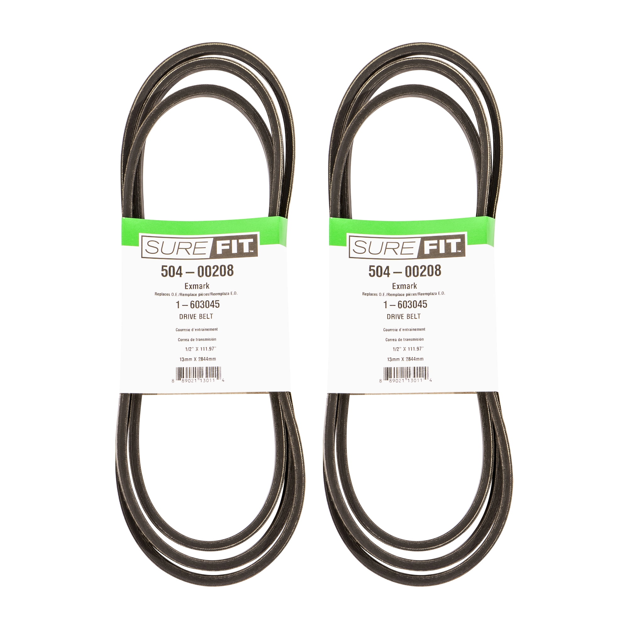 SureFit Deck Drive Belt Replacement for Exmark 1603045 52"60" Turf