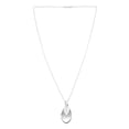 thumbnail image 4 of Juego de aretes y cadena con dije corte Pera ZVEZDA plata mexicana ley .925 cristal Swarovski, 4 of 4