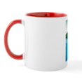 thumbnail image 2 of CafePress - Santorini Mug - 11 oz Ceramic Mug - Novelty Coffee Tea Cup, 2 of 6