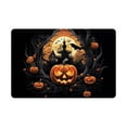 thumbnail image 2 of Door Mat, Happy Halloween Welcome Mat, Funny Pumpkins Doormats Indoor Entrance, Indoor Outdoor Mat, Low-Profile Floor Rugs for Entry, Patio, 24''x35'', 2 of 6