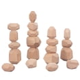 thumbnail image 2 of ddioayh Clearance Wooden Stone for kids Building Block toy Stacking Game Toy 20PC, 2 of 5