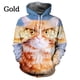 thumbnail image 2 of Sudadera con capucha con estampado de gato bonito para hombres y mujeres, sudaderas casuales divertidas con gatos, sudaderas, tops de ropa de calle, sudaderas de mujer, 2 of 5