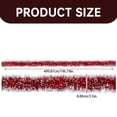thumbnail image 3 of Guirnalda de copos de nieve de Navidad, decoraciones para árboles de Navidad, guirnalda metálica roja de Navidad, decoraciones colgantes de techo para Año Nuevo, cumpleaños, vacaciones, suministros, 3 of 8