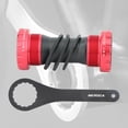 thumbnail image 4 of Carcasa de pedalier de bicicleta de montaña 68 / 73MM BB Rodamientos de bielas rojo Sunnimix Soporte inferior de bicicletas, 4 of 8