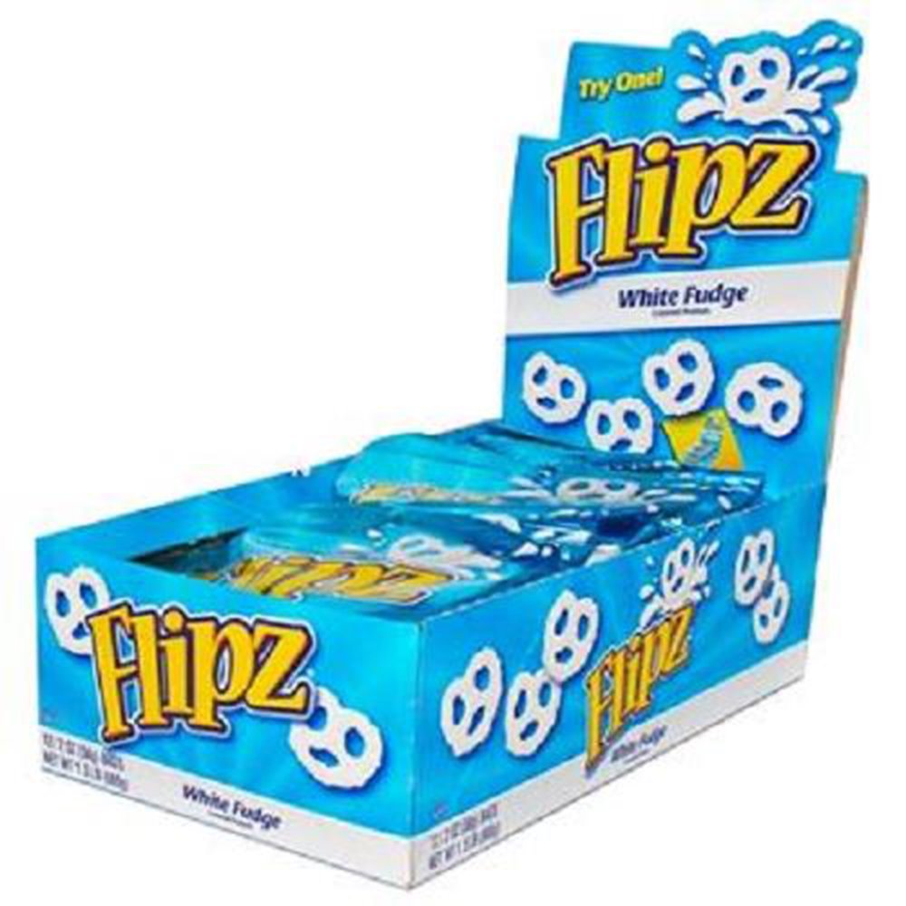 Product Of Flipz, White Fudge Covered Pretzels, Count 12 (2 oz
