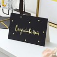 thumbnail image 5 of Gold and Black Congratulations Cards with Envelopes - 36 PK - 4x6 Inches, Graduation Cards Pack, Graduation Engagement New Home Congrats Card, 5 of 7