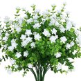 thumbnail image 1 of Vegetación artificial 7 rosas de eucalipto con tenedor Hojas de eucalipto de plástico, 1 of 8