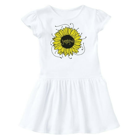 

Inktastic Sunshine featuring a Yellow Sunflower Gift Toddler Girl Dress
