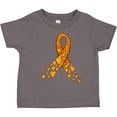 thumbnail image 3 of Inktastic Leukemia Awareness with Orange Ribbon Made of Hearts Boys or Girls Toddler T-Shirt, 3 of 5