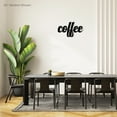 thumbnail image 3 of Coffee Word Metal Wall Sign | Decorative Accent Decor Kitchen Wall Decor Kitchen Word Sign Kitchen Gift Coffee Pot Barista Gift Housewarming Gift Made in USA, 3 of 6