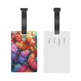 thumbnail image 5 of Sikiie Colorful Butterfly Cluster Luggage Tags Privacy Cover ID Label Suitcase Tags Identifiers For School Bags,Suitcases, 5 of 7