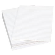School Smart Legal Pad, 8-1/2 x 11 Inches, White, 50 Sheets, Pack of 12