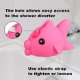 thumbnail image 4 of Bath Spout Cover, Faucet Cover Baby Bathroom Tub Protector for Kids Safety with 2 Toys,Kiss FIsh,Pink, 4 of 7