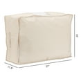 thumbnail image 2 of Unique Bargains 1 Pack Clothes Storage Bags Moving Bags Yellow 27*19*11.5in, 2 of 7