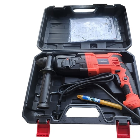 OscBot Electric hammers, Demo Chipping Hammer, 1500W Electric Jackhammer, with Vibration Control and Safety Clutch, Includes Tool Case, Chisels