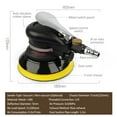 thumbnail image 3 of Polishers,Metal Wood Wax Heavy Duty Pneumatic With And Car Palm Sander With And Car Metal Sander With And 5'' Air Orbital Air Orbital Sander Orbital Sander Heavy Car Metal Wood Mewmewcat, 3 of 7