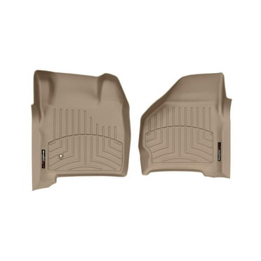 WeatherTech Custom Fit FloorLiners compatible with Ford Excursion, Super Duty - 1st Row (Driver & Passenger), Tan