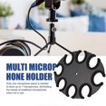 thumbnail image 4 of Support de Microphone, Support Multi-Mic pour Micros Filaires et Sans Fil, Organiseur et Affichage de Micros pour Support de Micro, 4 of 5
