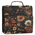 thumbnail image 5 of FORMRS Zipper Binder with Shoulder Strap 2-inch Ring 500 Sheet Capacity File Bag, Dark Floral Pattern, 5 of 5