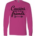 thumbnail image 3 of Inktastic Cousins Make the Best Friends with Arrow Long Sleeve T-Shirt, 3 of 5