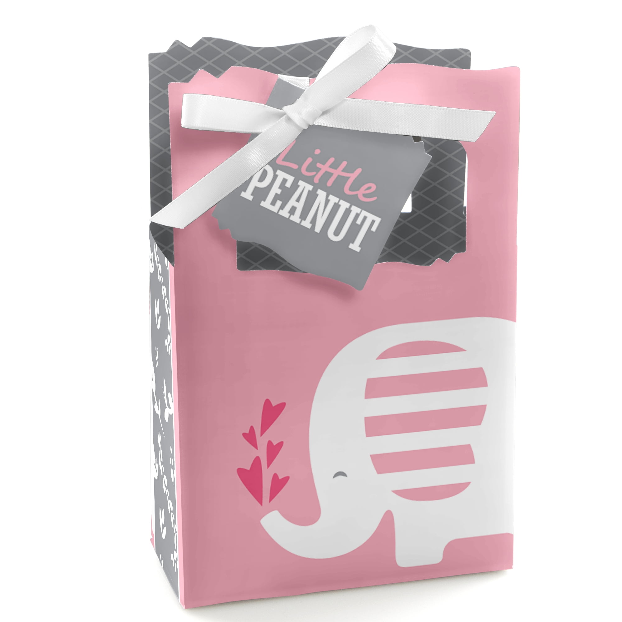 12 plastic stork baby shower favor candy holder pink 