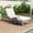 Gray, variant on MODERNLUXE Outdoor Chaise Lounge Set of 2, 5-Position Adjustable Lounge Chair with Thick Cushion & Adjustable Backrest,Wood Patio Recliner Chair for Pool, Backyard,Balcony & Garden,Gray