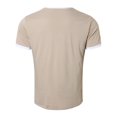 thumbnail image 5 of Camiseta de cuello en V para hombre, de color liso, manga corta, diseño con bolsillo cosido, prenda informal para el día a día, confeccionada en tejido de poliéster ligero, 5 of 5