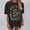 Black, variant on Graphic Tennis Tees for Women T-Shirts Oversized Graphic Tee for Women Casual Tops with Print Design Comfortable Blend Everyday Wear Black L