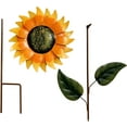 thumbnail image 2 of 32" Metal Sunflower Garden Stake Yard Lawn Patio Decor Sunflower Decoration, 2 of 5