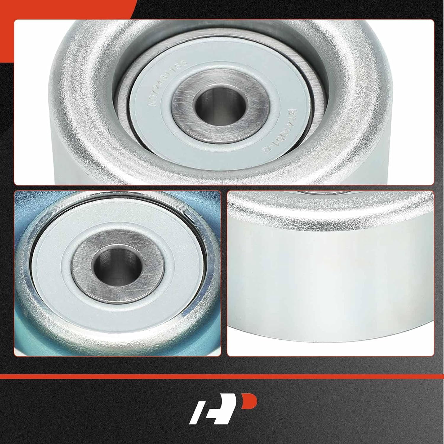 A-Premium Belt Idler Pulley Compatible with Mitsubishi Outlander 2012-2020, Lancer 2013-2017, Outlander Sport 2012-2023, 2.0L 2.4L