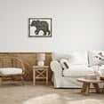 thumbnail image 2 of Stupell Welcome To The Woods Cabin Sign Animals & Insects Painting Gray Floater Framed Art Print Wall Art, 2 of 6