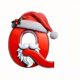 thumbnail image 1 of Seyotauo 2025 Alphabet Ornaments for Christmas Tree, Acrylic Christmas Santa Claus Hat Alphabet Ornaments with White Beard, Red Alphabet Ornaments for Crafting Christmas Tree Decor, 1 of 2
