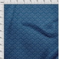 thumbnail image 3 of oneOone Silk Tabby Fabric Bird Artistic Sashiko Print Fabric BTY 42 Inch Wide, 3 of 4