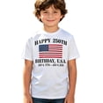 thumbnail image 4 of MEZZALL Child Boys T-Shirts Independence Day Patriotic 4th Of July T Shirt Kids Toddler Youth Red White Print O-Neck 1776-2026 Lovely Short Sleeve Tops, 4 of 4