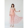 thumbnail image 1 of Fortune Robe Longue en Tulle à Bretelles Spaghetti pour Femmes, Robe en Maille Transparente Plissée, 1 of 6