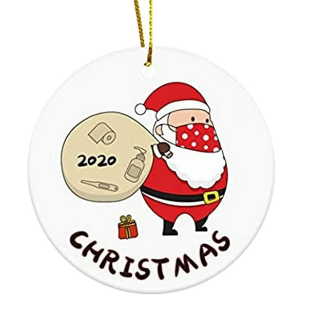 2022 Christmas Pattern With Santa Claus OAVQHLG3B Personalized Santa Claus Of Ornament 2022 Christmas Holiday