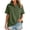 N811 Army Green, variant on Likimi Womens Sweatshirt Button Down Short Sleeve Solid Color Stand Collar Sweatshirt For Women Everyday Wear Comfortable Pullover Tops Size L