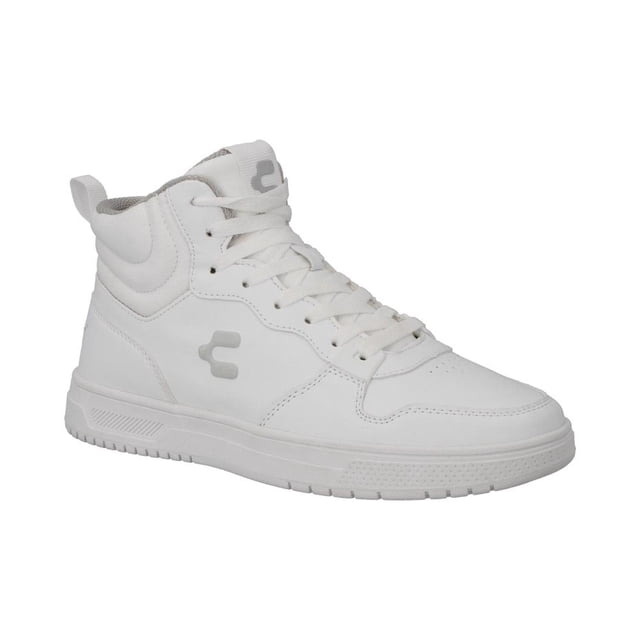 Tenis Charly Textil Alto Casual Urbano Ajustable Blanco 25