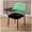 Green With table board, variant on Desk Chairs Conference Training Chair Staff Stool, Accent Chairs Easy Stackable Classroom Chair Conference Office Chair Backrest Stool For Living Room, Bedroom Reading
