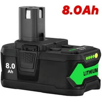 8.0Ah For Ryobi 18V P108 High Capacity Battery 18Volts Lithium-Ion One Plus New
