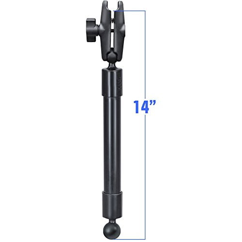 RAM 14"" Long Extension Pole with (2 qty) 1"" Diameter Ball Ends, and