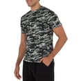 thumbnail image 4 of Russell Men's and Big Men's Active Fresh Force Recycled Crew Neck Short Sleeve Tee Shirt, up to Size 5XL, 4 of 5