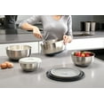 thumbnail image 4 of Joseph Joseph Nest 100 Prep & Store Mixing Bowl Set with Lids, 4-piece, Stainless Steel, 4 of 8