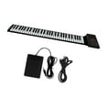 thumbnail image 3 of Teclado de piano enrollable de 61 teclas perfke piano eléctrico liviano para práctica para principiantes y adultos, 3 of 9