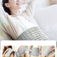 thumbnail image 1 of BotaniNest 1PC Extra Large Heating Pad Heating Pad Portable 24 "x12 6 Heating Heats Up To 140 ° F Auto Shuts Off In 2 Hours Leg Shoulder Knee Neck Heating, 1 of 7
