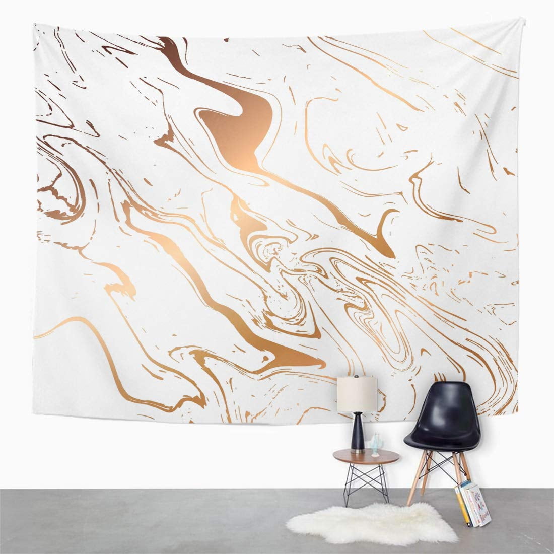 abstract wall tapestry