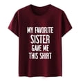 thumbnail image 4 of WEAIXIMIUNG T-Shirt à Manches Courtes pour Femmes de la Saint-Valentin, Couleur Unie, Col Rond, Lettres Anglaises Imprimées, 4 of 5