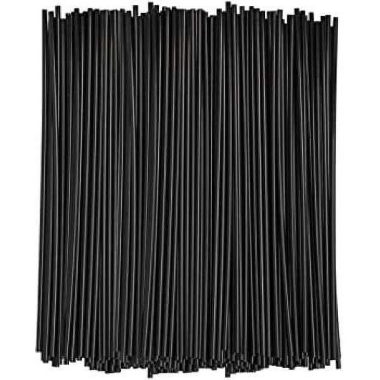 Heavy Duty Coffee Stirrer Straws - Black - 7