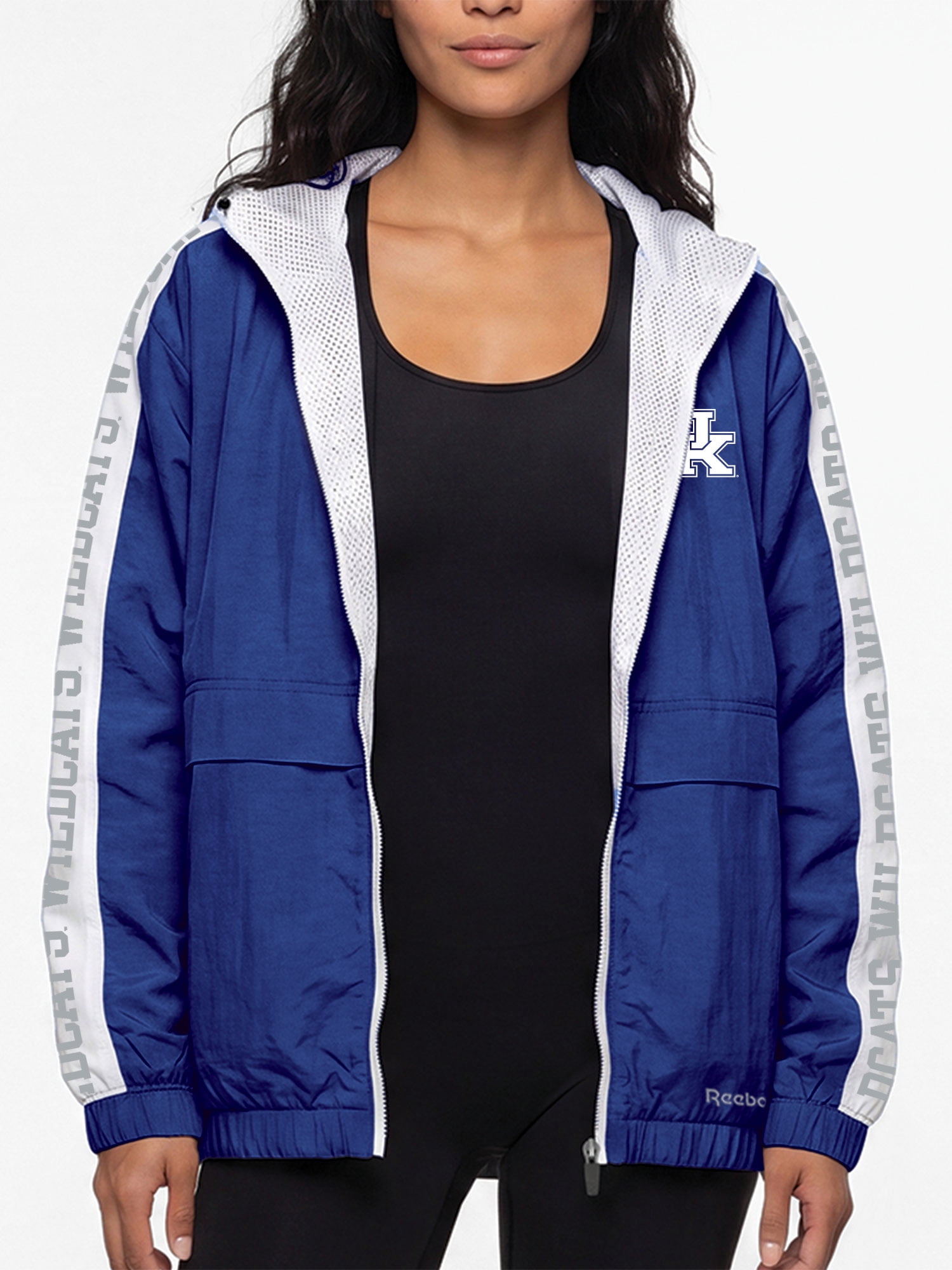 Kentucky Wildcats Reebok Womens Colorblocked Full Zip Jacket